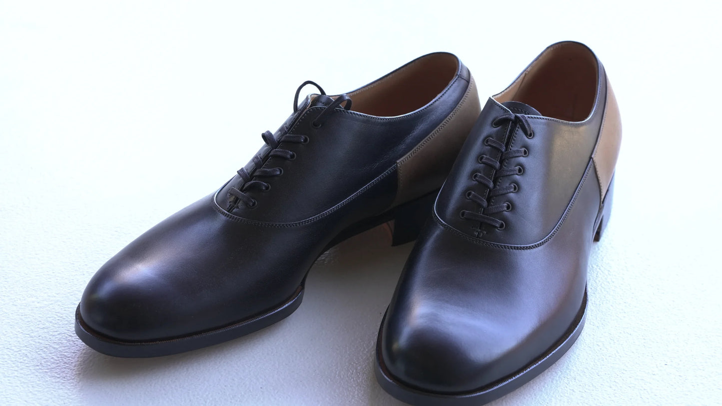 forme Lim balmoral plain toe black calf×shf mckay