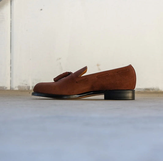 Forme Suede Tassel Loafer　goodyear