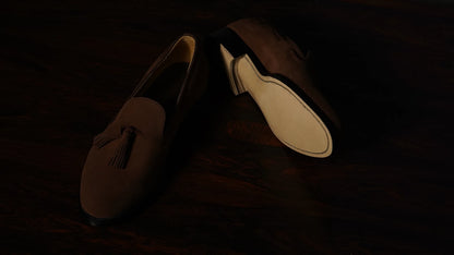 Forme Suede Tassel Loafer　goodyear