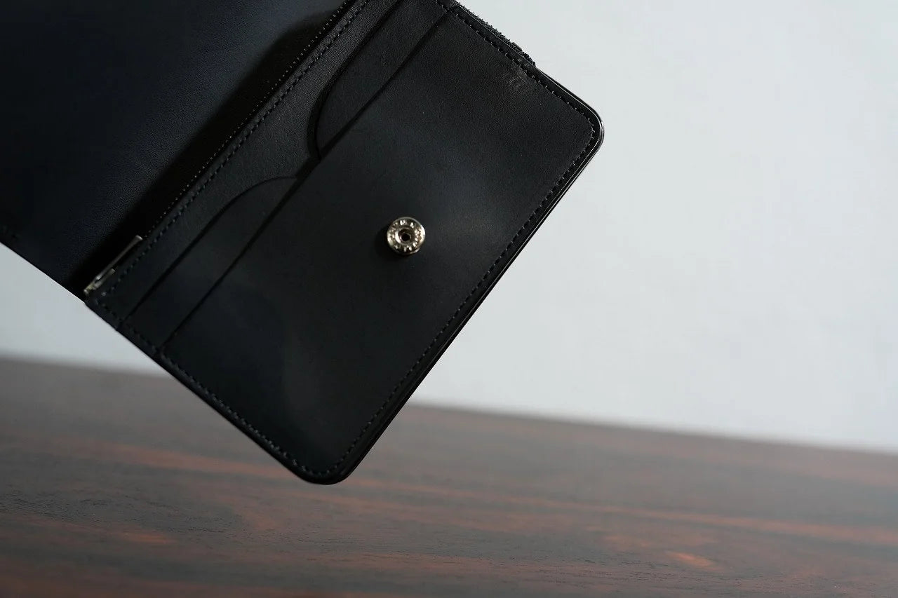 forme short wallet cordovan black Exclusive