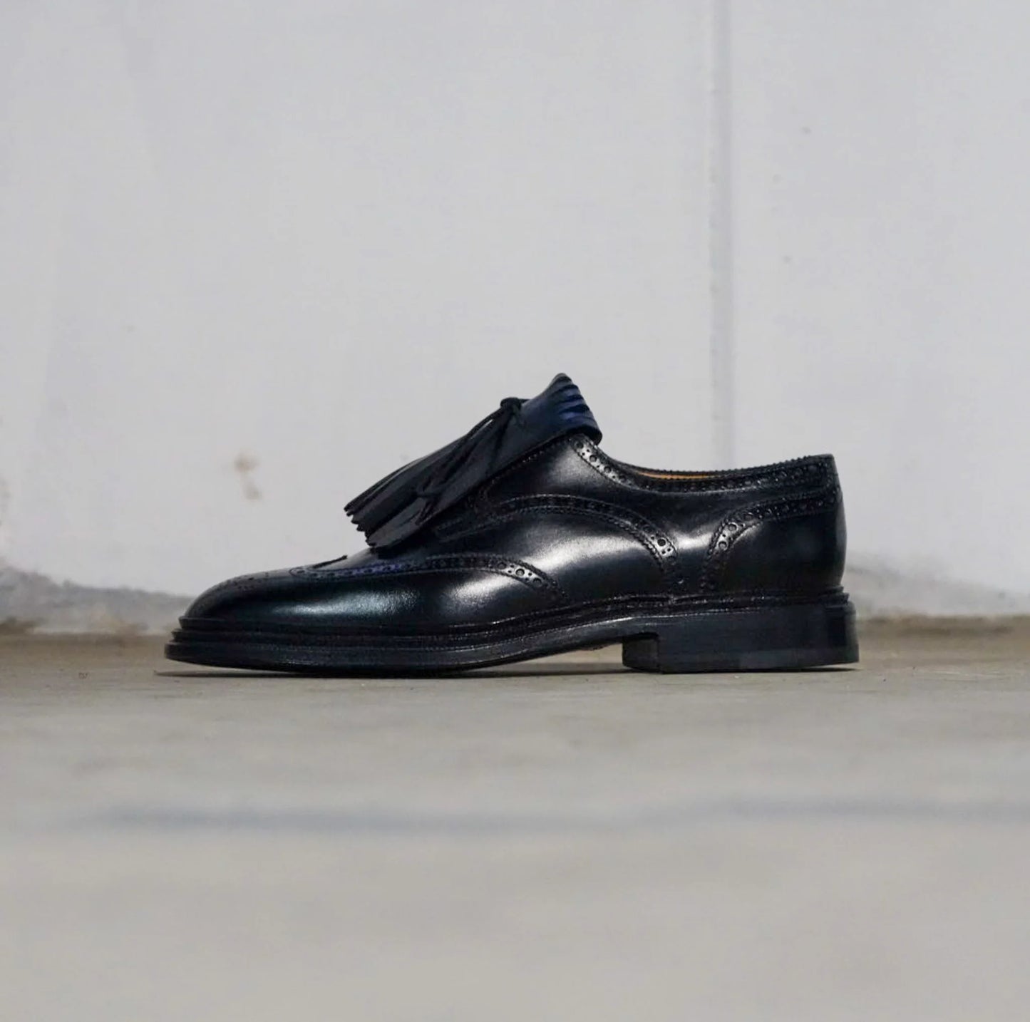 Le Yucca's full brogue derby with kilties