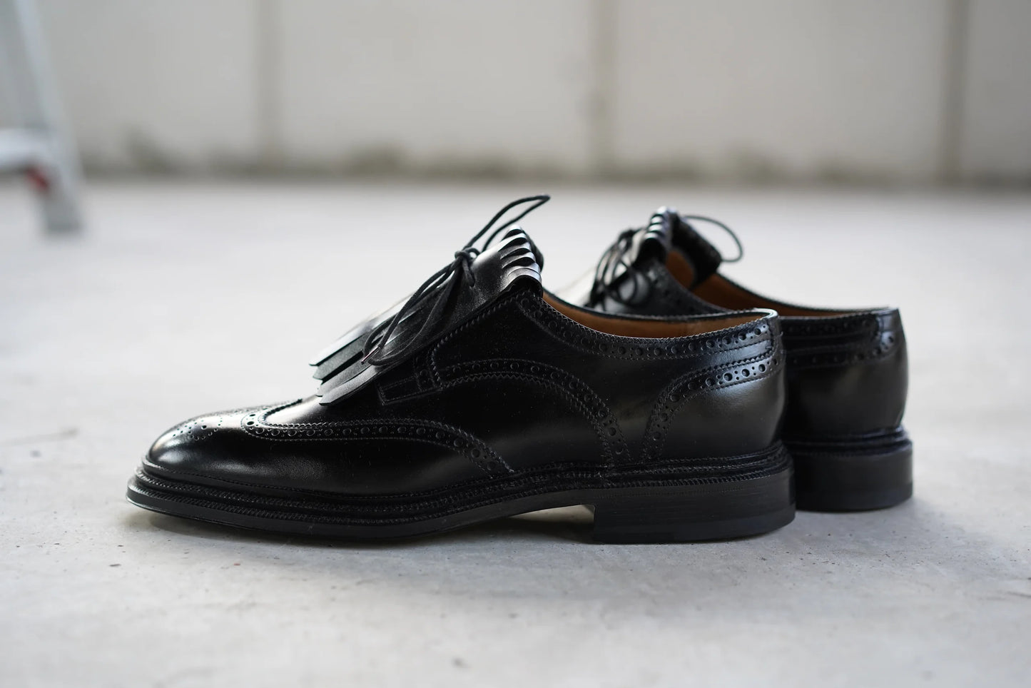 Le Yucca's full brogue derby with kilties