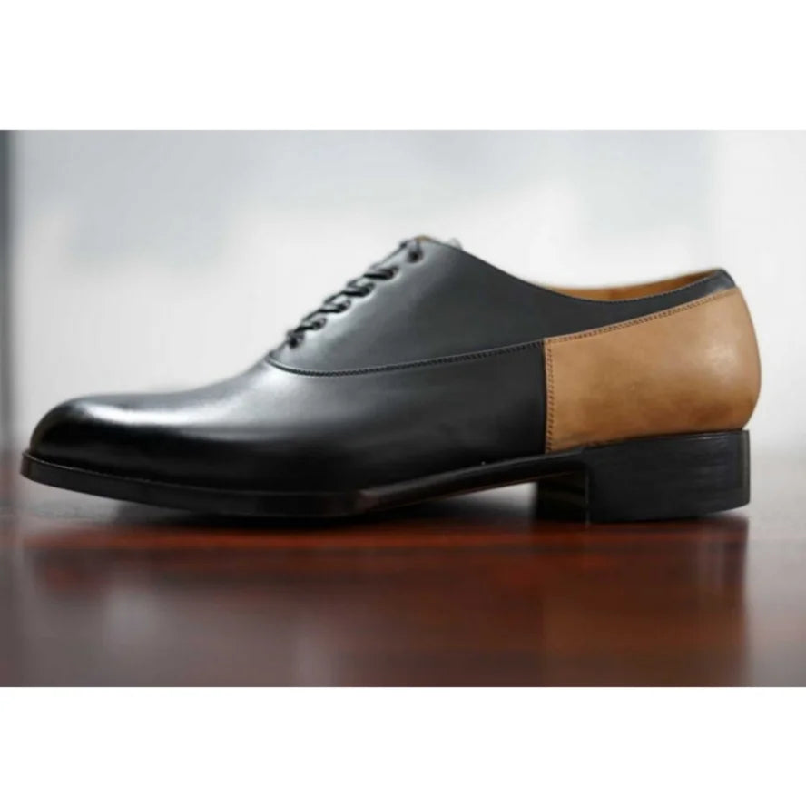 forme Lim balmoral plain toe black calf×shf mckay